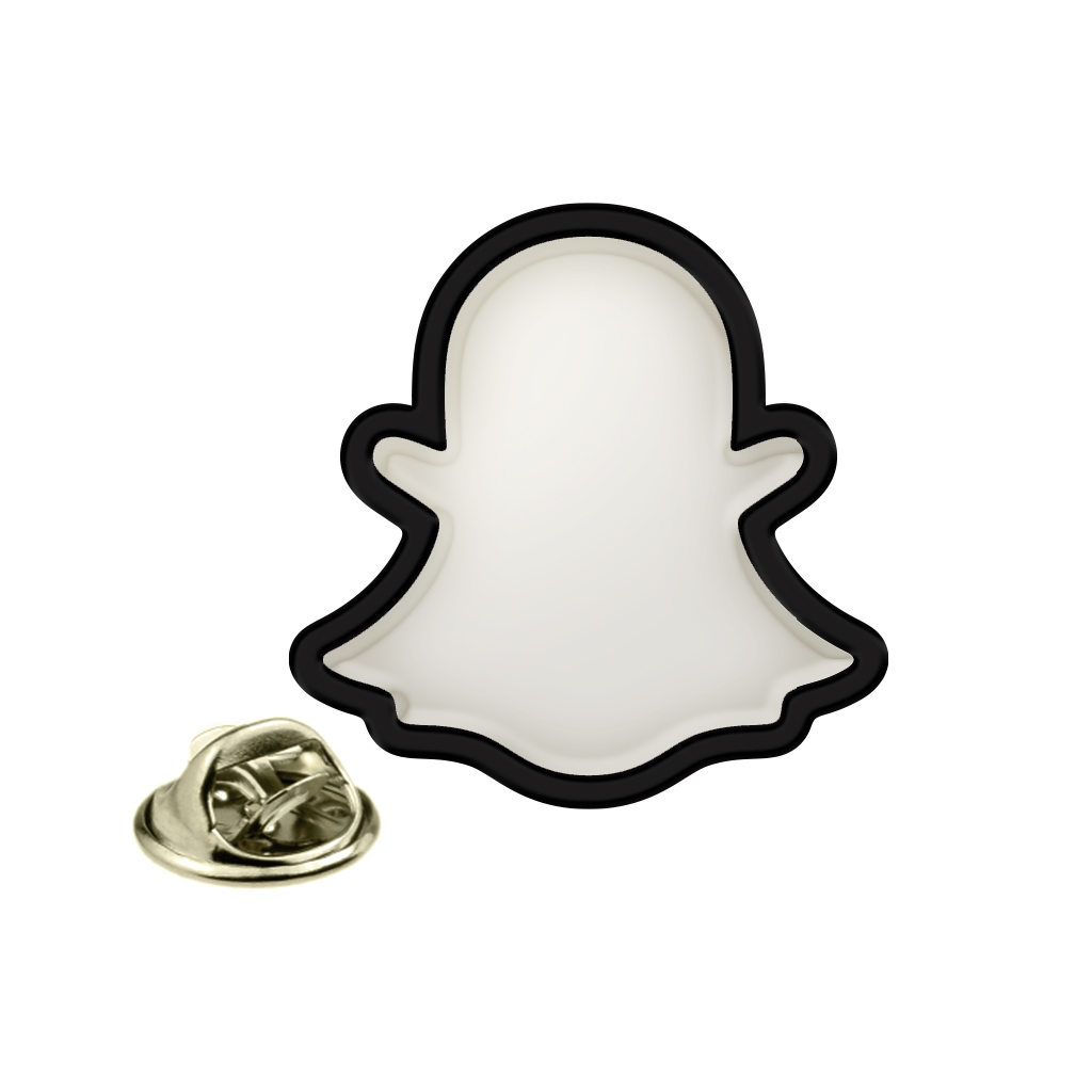Snapchat Lapel Pin (pk2)